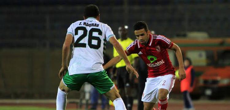 الاهلى والدفاع الجديدى احمد شديد قناوى وزكريا حدرا